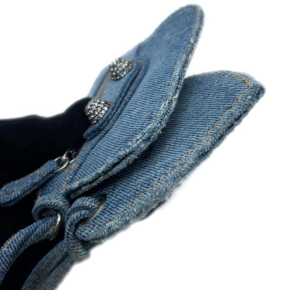 Balenciaga Neo Cagol XS Denim Handbag Shoulder Bag - Picture 11 of 12